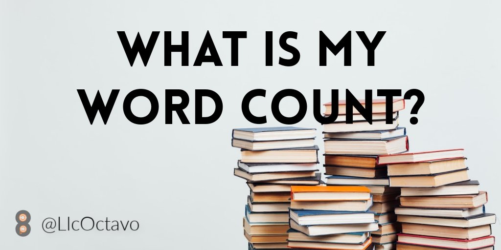 LlcOctavo's tweet photo. Curious about what word counts are usually deemed acceptable for each genre? Stay tuned! Tomorrow we’ll be sharing a reference sheet for writers with genres and their general word counts.
#wordcount #newfiction #newnovel #WritingCommunity #amwriting #octavopublishing https://t.co/fdKdPkMFbr