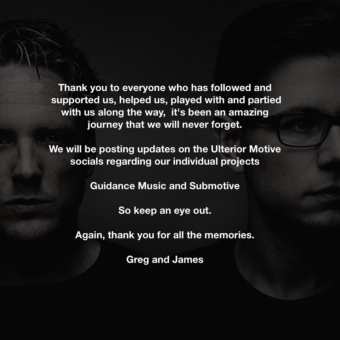 ulterior_motive's tweet photo. Some news from us..... https://t.co/bEMuYcArhm