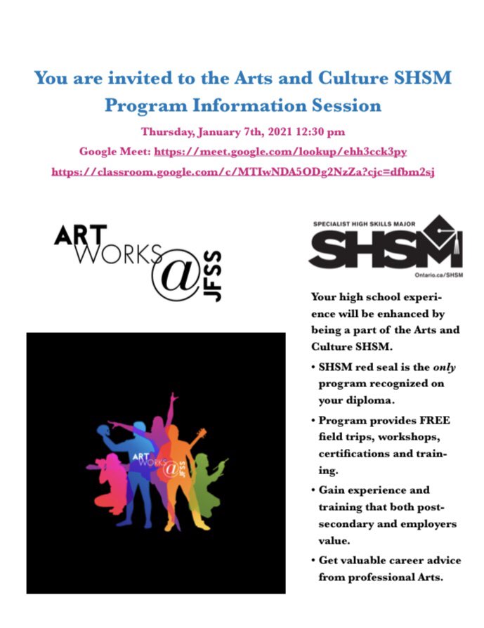 jfssSAC's tweet photo. Attention Grade 10 students interested in our SHSM programs!! Please read through these posters!! 

Contact info is provided for any of your questions https://t.co/uD6MuRzknT