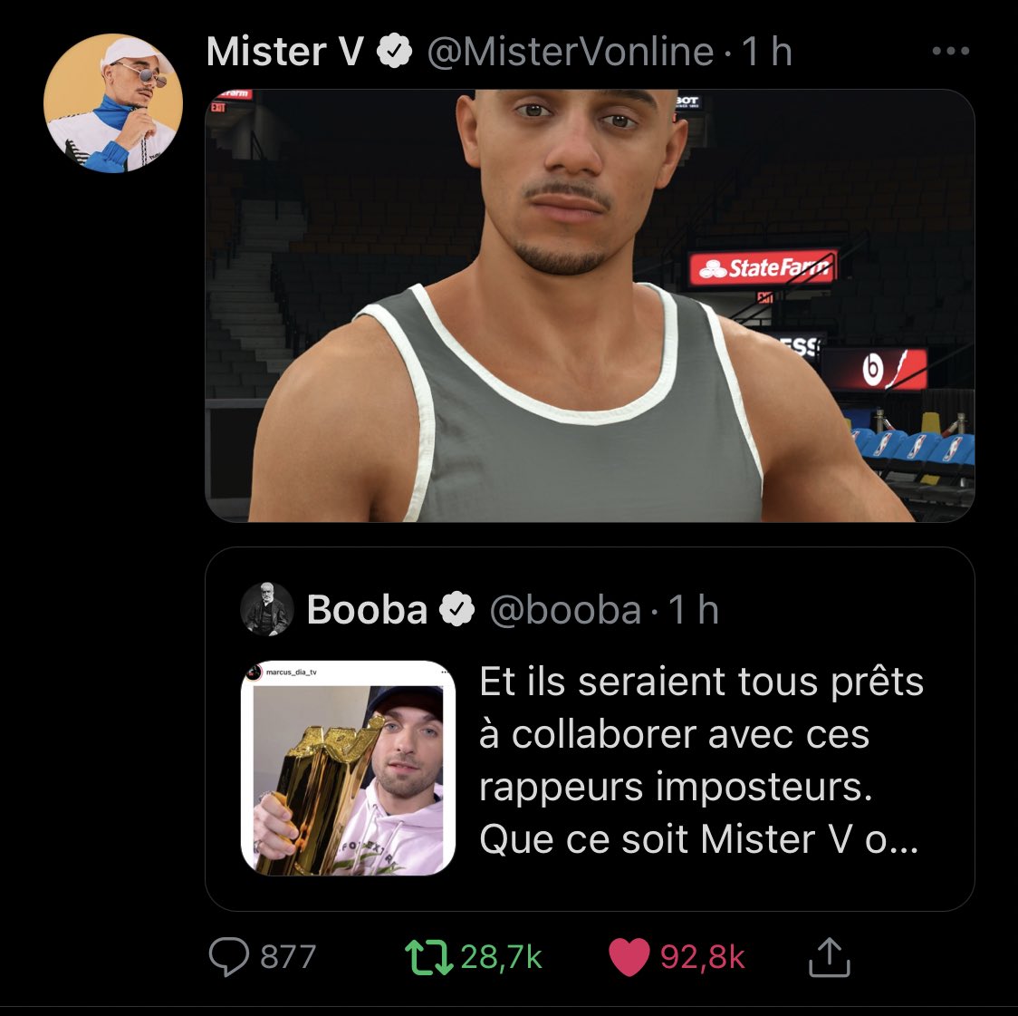 tml_uchiha's tweet photo. PTDRRRRRR Squeezie et Mister V 
💀💀💀😭😭😭 https://t.co/anLx93rY2t