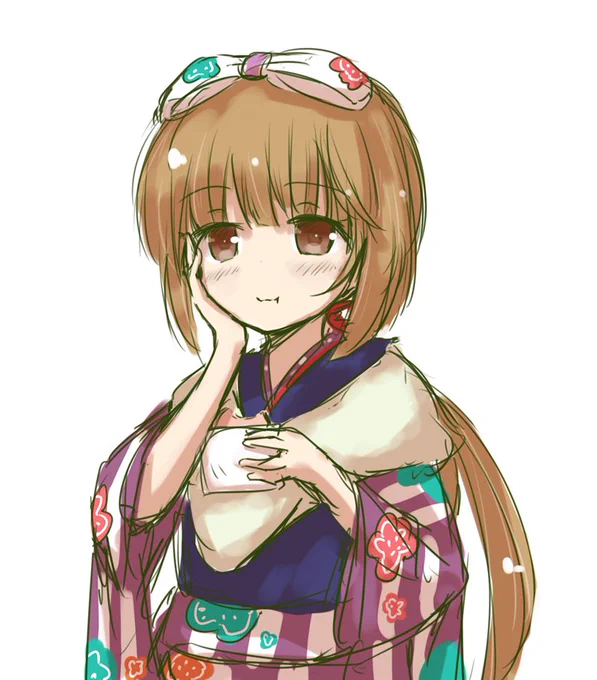 いっぱいお食べ…🍘
#デレステ 