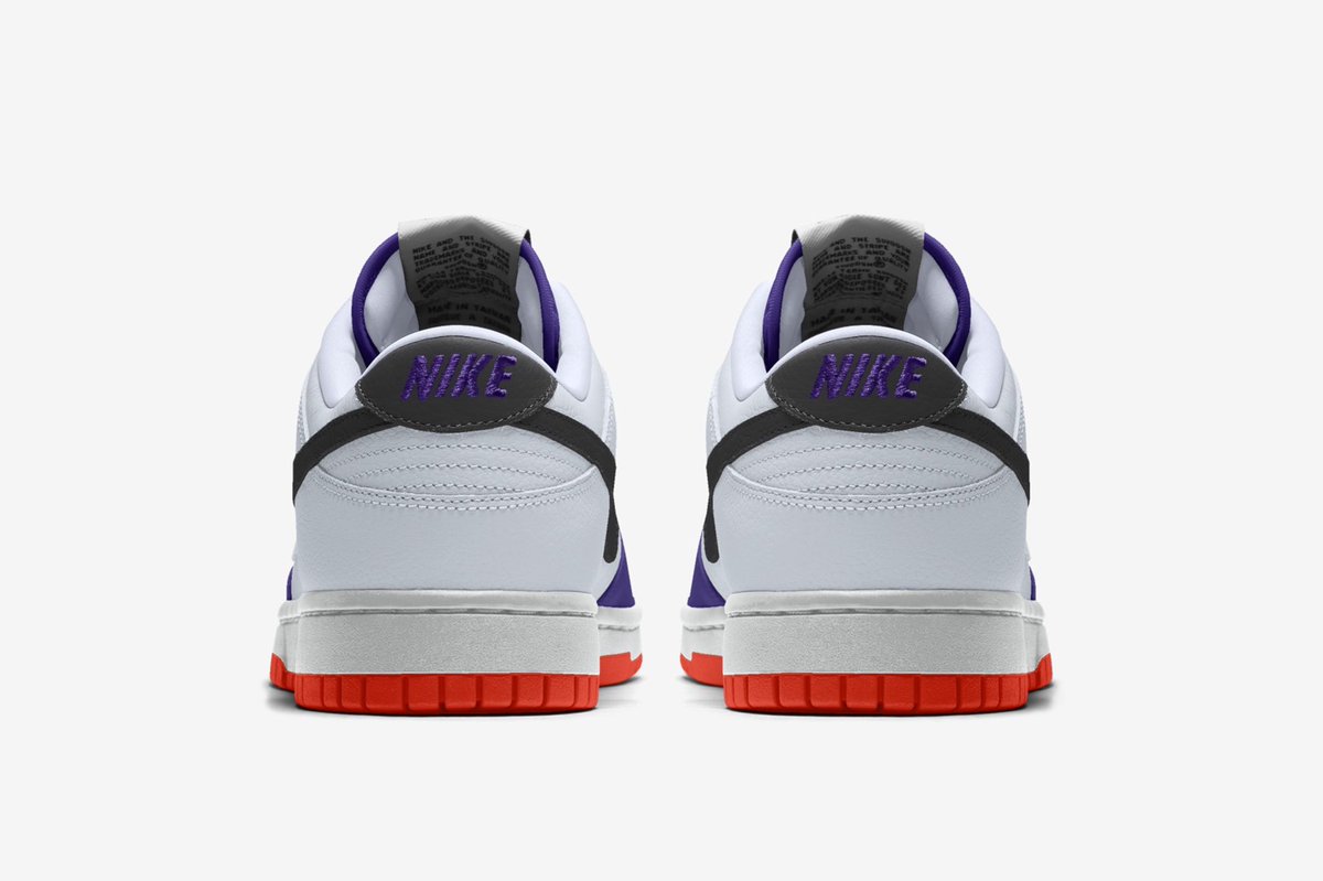 Nike By You Dunk Lows as cartoon characters. 