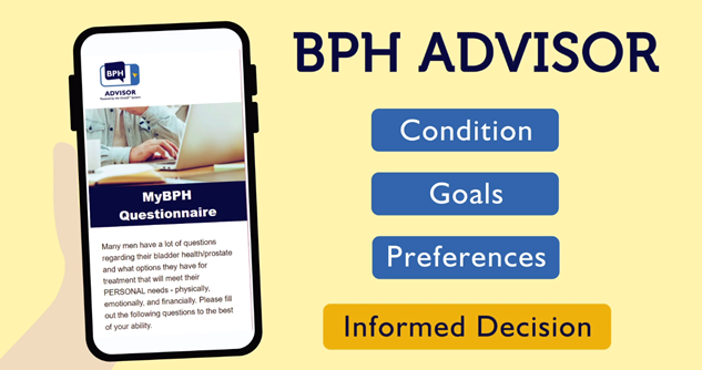 UroLift's tweet photo. We are excited to announce we just launched a unique digital BPH education program for patients and their caregivers!  The new BPH AdvisorTM program helps patients with enlarged prostate learn about BPH and potential treatment options.  Learn more here: https://t.co/98Uw0xVE0o https://t.co/FrJdYkGOET
