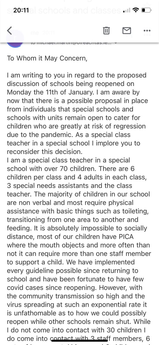 Roisin_Smiddy's tweet image. An open letter I wrote to ministers of cabinet ahead of their meeting tomorrow.