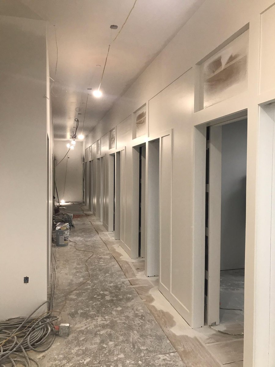 CustomBuildBC's tweet photo. Things are starting to come along at Knox Mountain Dentistry. Flooring is next! 

#kelownadentist #flooring #kelownaconstruction https://t.co/ywGuOebK33