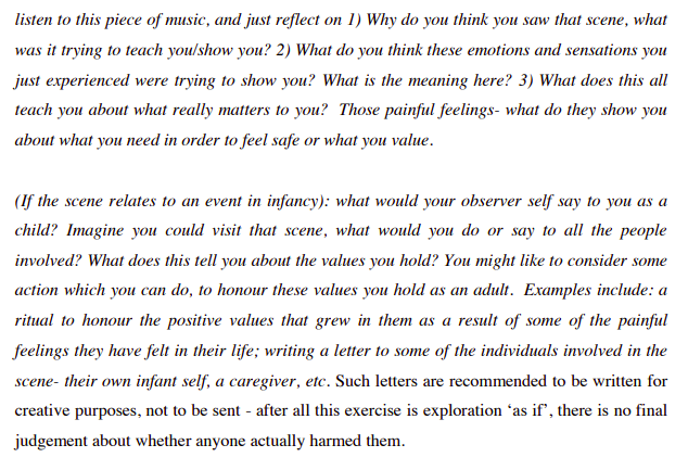 More on the ACE / ACER model for psychedelic therapy.Love the somatic work, and the bit about the observer self as being like the sky - the sky doesn't get damaged by the weather, no matter how stormy