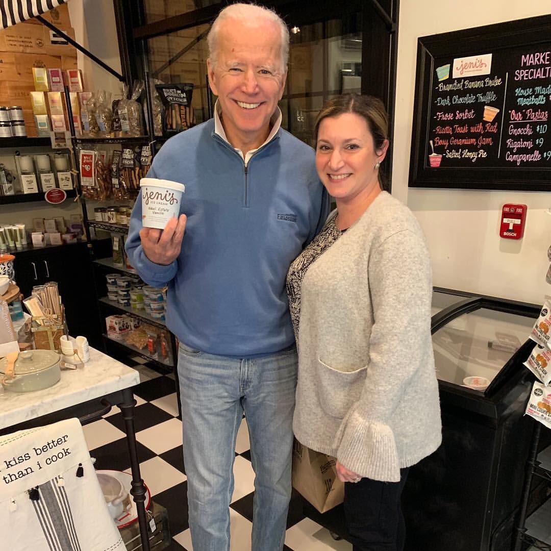 In May, Biden visited the headquarters of Jeni’s Splendid Ice Cream in Columbus, Ohio to discuss the U.S. economy and federal overtime. "My name is Joe Biden and I love ice cream," the Vice President said after taking the podium...
