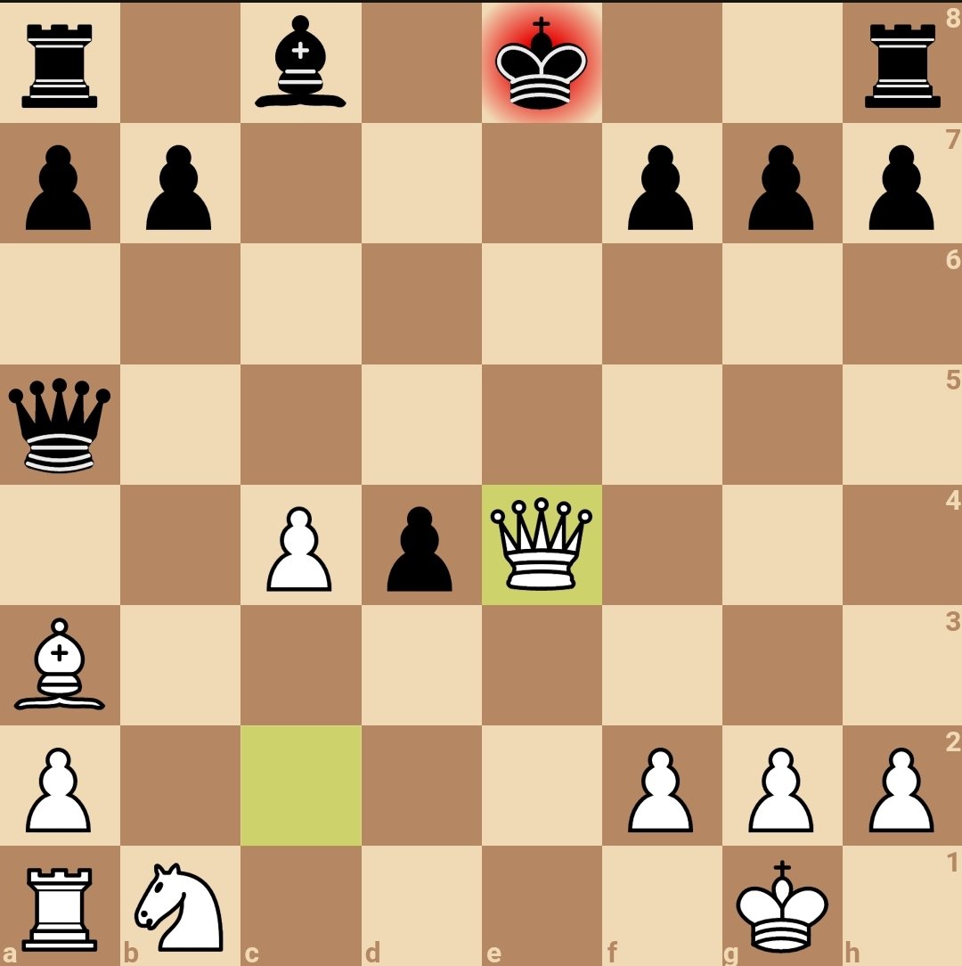 TheChessguy's tweet photo. In a bullet game vs a FM black resigned prematurely. Probably because if black goes Be6 there is Qxb7. Which move did my strong opponent miss with black after Qxb7?
#chess https://t.co/SY9O9Ur1EY