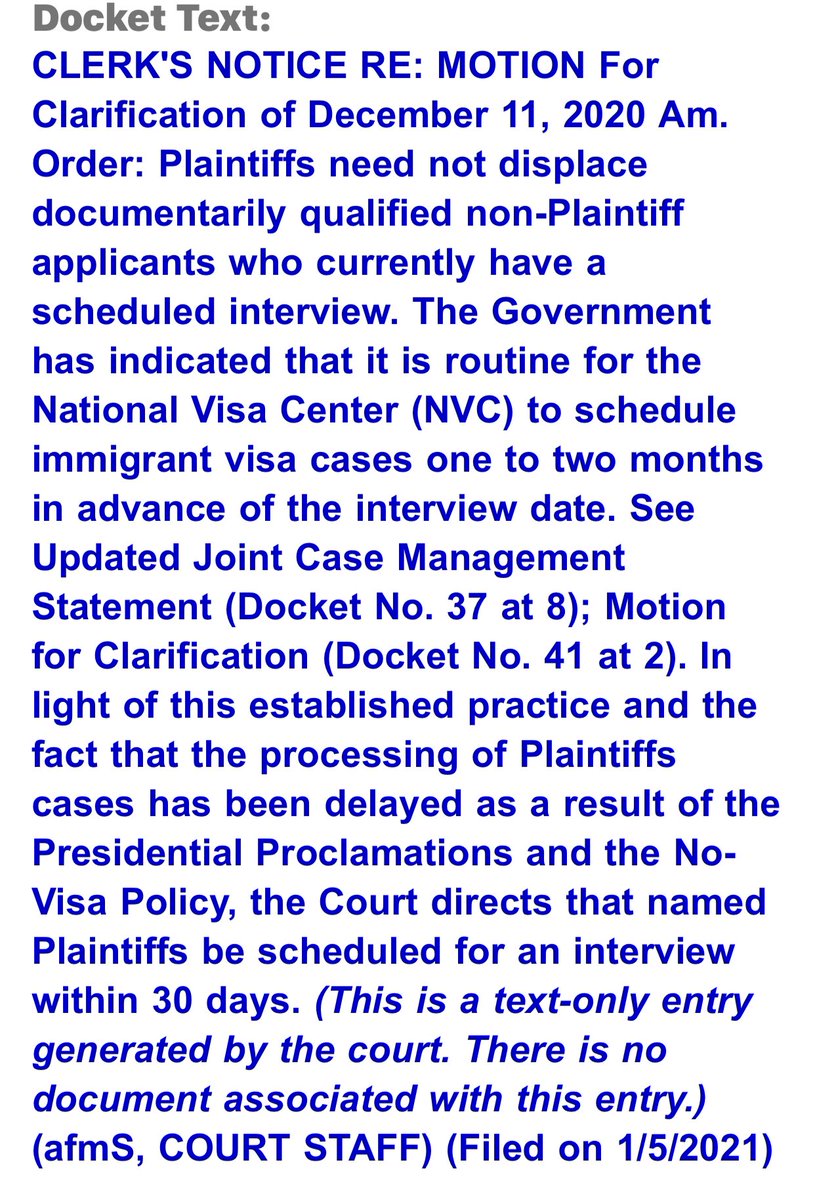 rafaesq's tweet image. Judge Chen has ordered the @realDonaldTrump and @StateDept to schedule all plaintiffs in the #youngvtrump case within 30 days.  Let’s get to work @TravelGov.