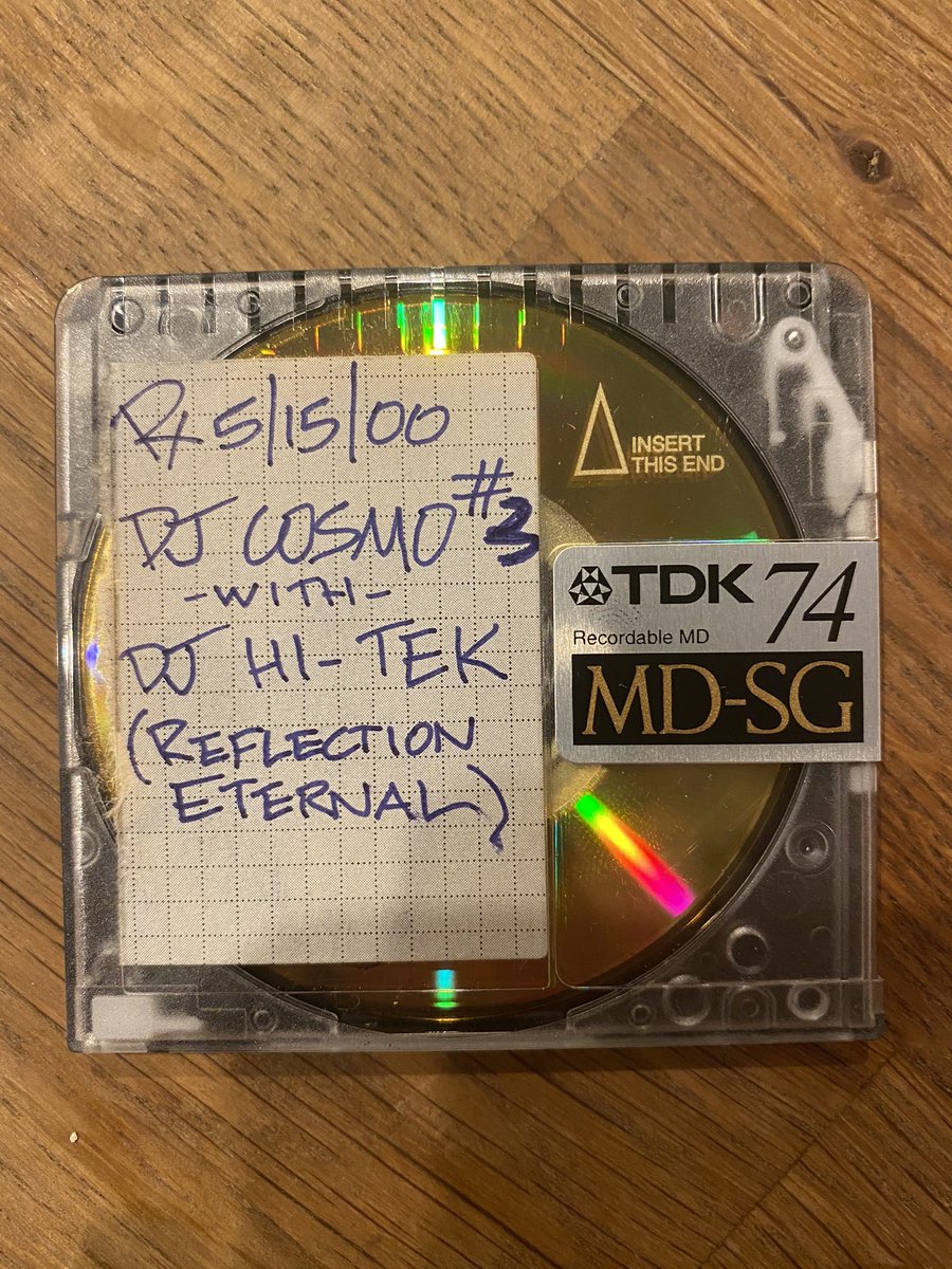 May of 2000 with me and DJ Hi-Tek. This was when the Reflection Eternal album was POPPING in the club. At least OUR club haha...