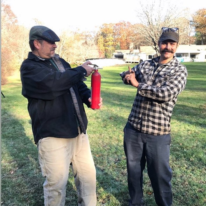 <a href="/JesseBlacksmith/">Jesse Savage</a> filmed with <a href="/SmithsonianChan/">Smithsonian Channel</a> for America’s Hidden Stories and set <a href="/HayBudden/">Stephen Connor</a> forge on fire. See the episode on 1/25 about the real Vampire Panic in New England in the 1800s and learn how blacksmithing played a part in the cure for vampirism.
On <a href="/CBSAllAccess/">CBS All Access</a> too