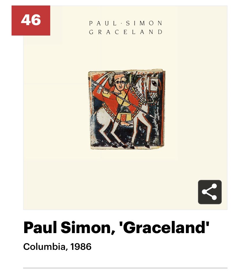 followjon's tweet photo. #walk4 done. Best album yet. Don’t understand how I’ve never listened to this before. No46 Graceland by @PaulSimonMusic. Sheer brilliance. #100walks100albums https://t.co/9DmTiNPG1z