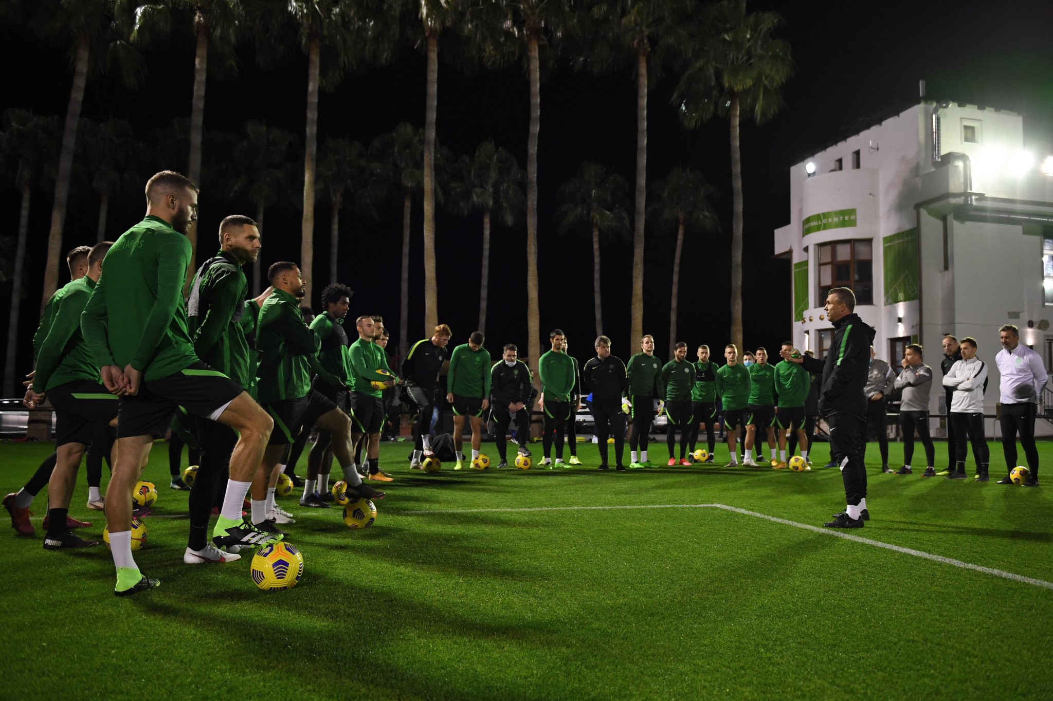 Ferencvárosi TC on X: The first training of the camp and of the