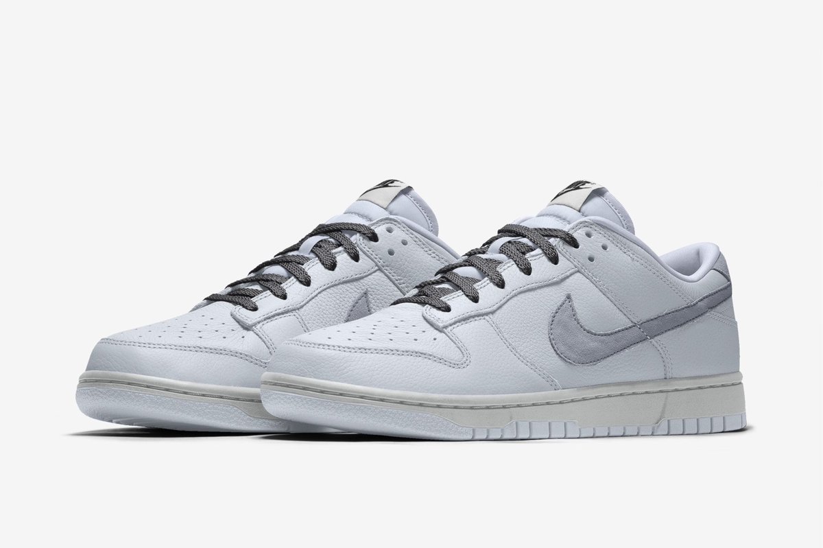 Nike By You Dunk Lows as cartoon characters. 