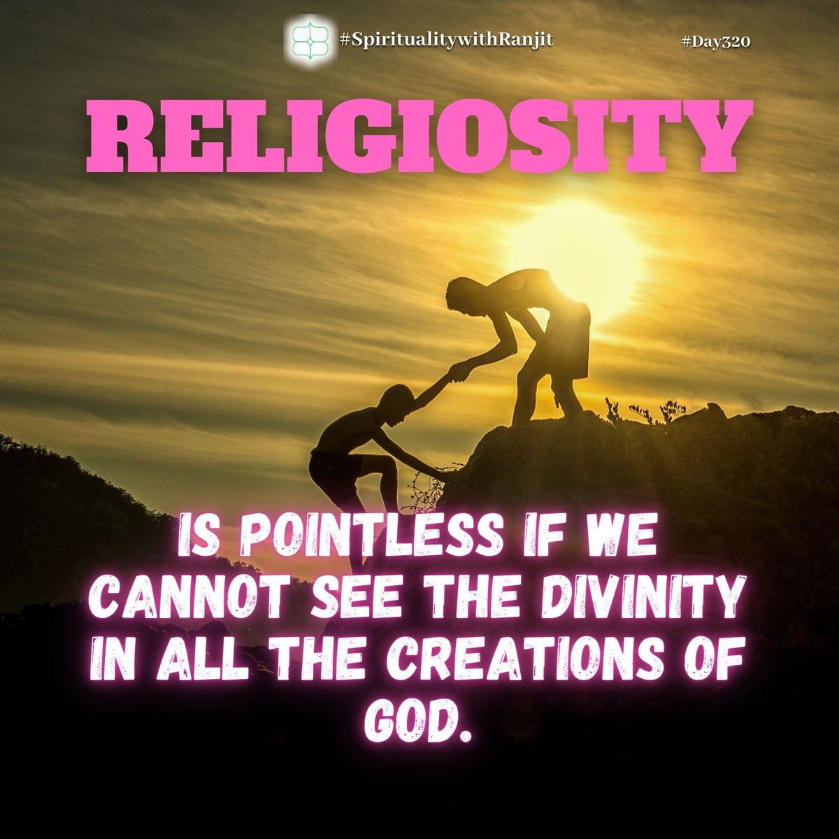 spiritualitywr's tweet photo. Read in today’s post about the importance of helping hands over praying hands.
Do read all the messages in this thread! Retweet if you like. (1/n)
#Post320 #SpiritualitywithRanjit #Religiosity #HelpingHands #PrayingLips #Prayers #Science #CriticalThinking #MotherTeresa https://t.co/BmIJo8K4Ql
