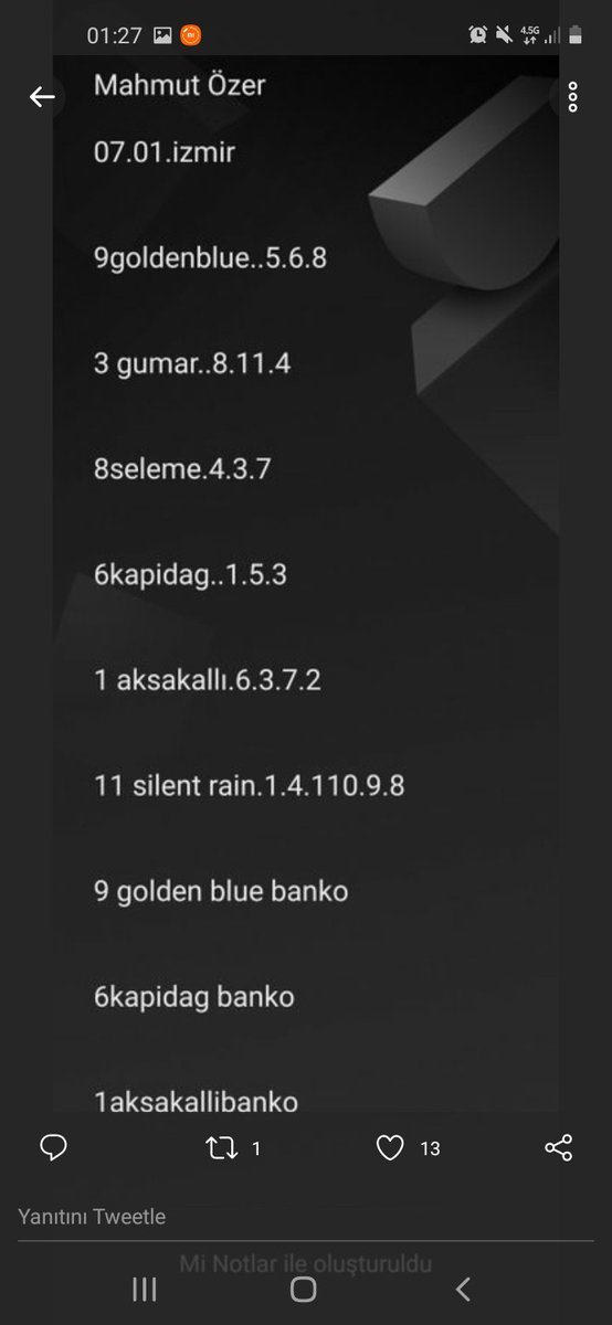 Yaz cumayida yaz .. Ne bekliyosun  bu abimize göğe çıkarmayın acın tahmin makinesini sizde yapın altınınızı.. 

Salla ya gelirse..