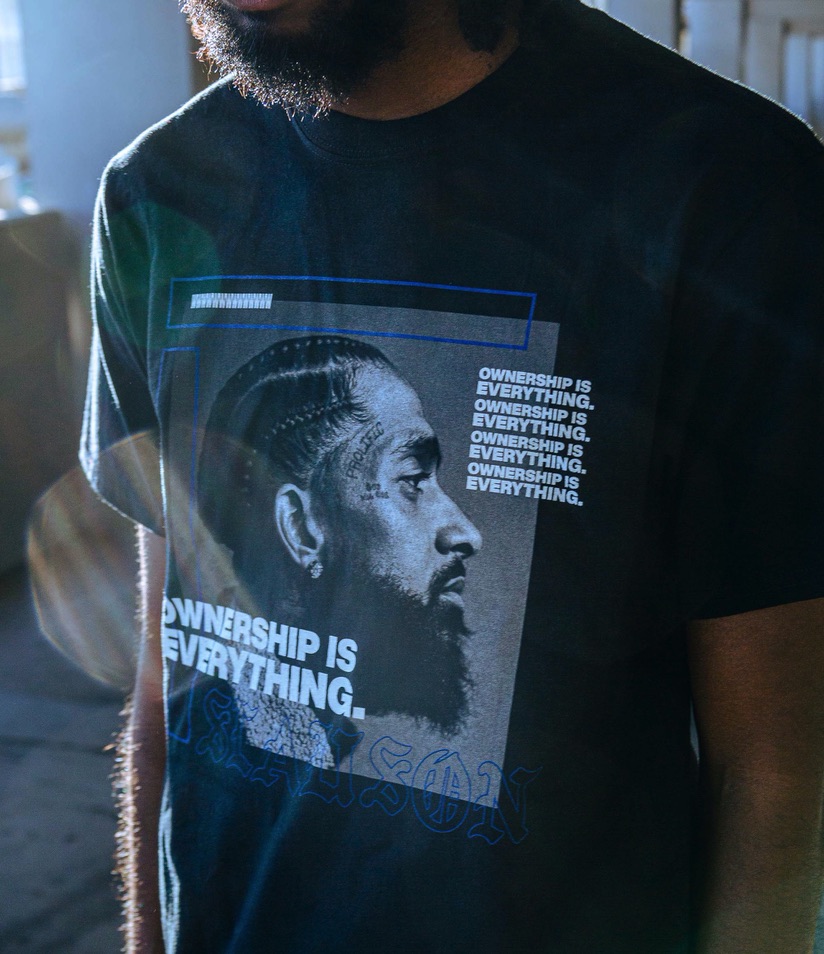 Karmaloop's tweet photo. Ownership is Everything.
_Nipsey Hussle
🛒: TRK-NIPSEY002
•
•
#karmaloop #graphics #retrokings #nipseyhussle #longlivenip #karmafit #streetstyle #street #streetwear #fashion #streetfashion https://t.co/v4MEVE1Zu4