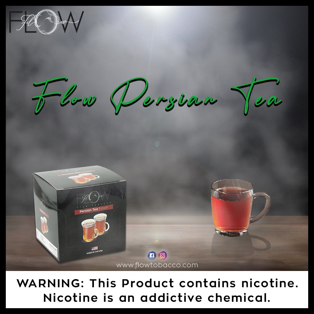 flowtobacco's tweet photo. Get some warmness from the puff of #persiantea flavor and relax...
#flowtobacco #flowblend #flowflavor #canada #hookahlife #tarfree #germany
#getintotheflow #herbalshisha #galyon #smoke #dmztv #dutchmasterztv #russia #hookahtobacco #hookahmix #hookahmixology #hookahmixologist https://t.co/gm0sOVC63w