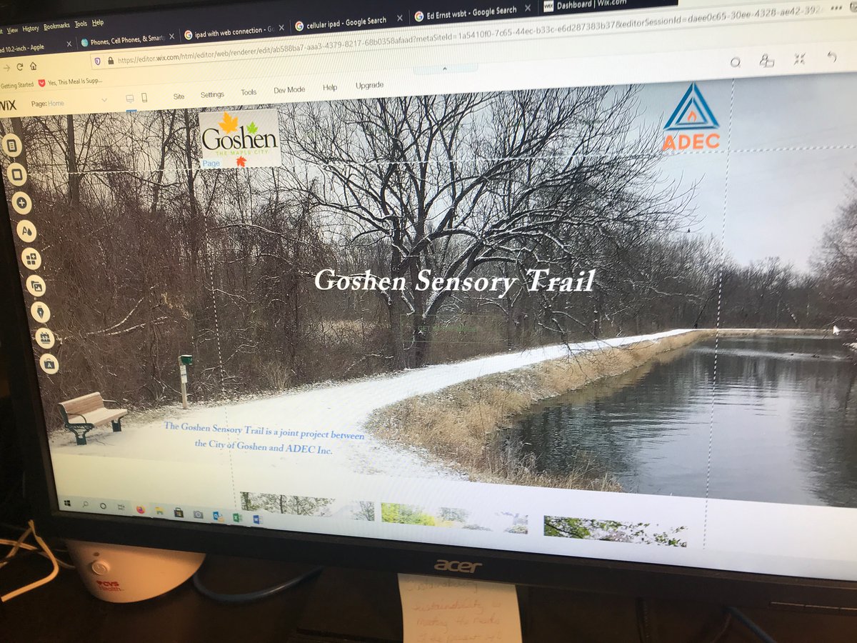 Goshen is partnering with the Association for the Disabled of Elkhart County, on a proposal to put in a "Sensory Trail", along the Mill Race. To be used by those with disabilities, including autism, to connect with nature#5/6/10pm
