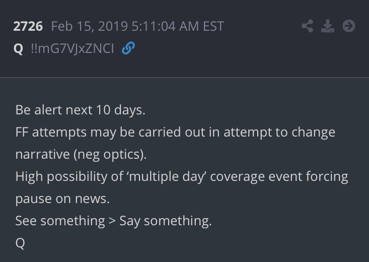 17Commentary's tweet photo. This didn’t come up in any decodes, but EVERYONE needs to read.

SEE SOMETHING > SAY SOMETHING

Protect yourself, protect one another.
Stay frosty tomorrow. Travel in groups. Make good decisions, stop anyone inciting violence/destruction.

Spread Love and Truth 🇺🇸♥️ https://t.co/4fDXi6du4o