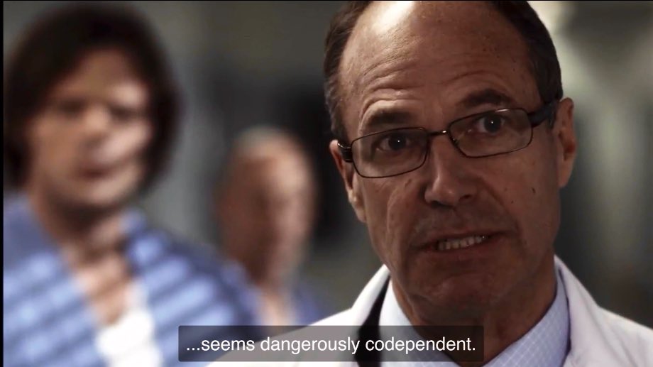 a psychiatrist tells them their relationship is dangerously codependent and they aren’t even aware of that 