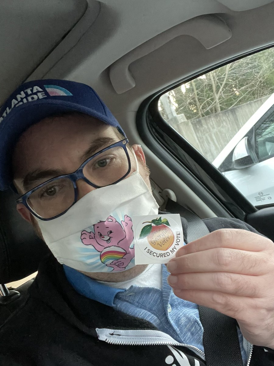 I #voted in the GA Runoff election. #ossoff #Warnock https://t.co/56fo3BRLVP