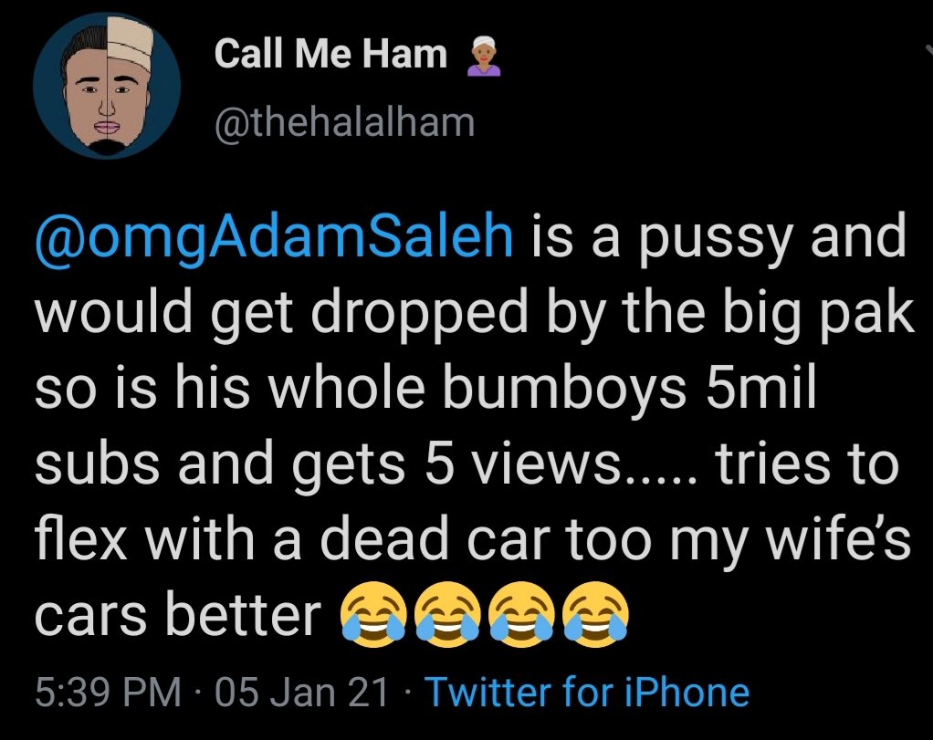 fightlounge_'s tweet photo. Halal Ham (@thehalalham) calls out Adam Saleh (@omgAdamSaleh). With the size difference, this would have to be a amateur fight. But would this fight interests you? #adamsaleh #sladam #youtubeboxing #halalham #youtubeboxer #adoomygang https://t.co/r5x9WsSWGC