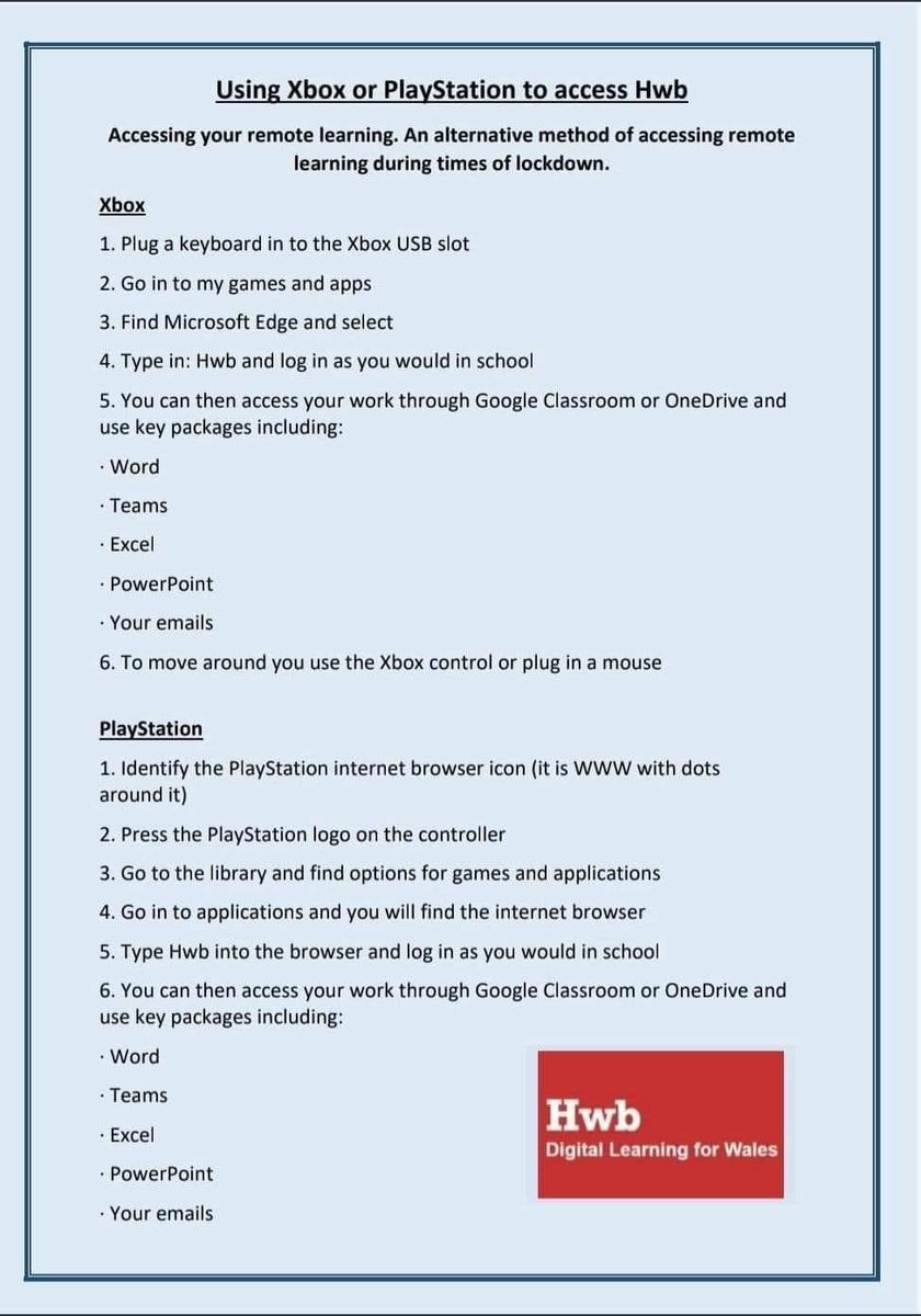 TheFederation1's tweet photo. An alternative way to acces hwb😊👍🏼 #OnlineLearning https://t.co/hR0s3S9SY2