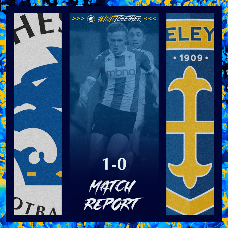 ChesterFC's tweet photo. 🙌 The #Blues move up to second in the National League North table with victory over Guiseley tonight!

📝 Read our full report below.

🔵⚪️ #InItTogether #CFCGUI