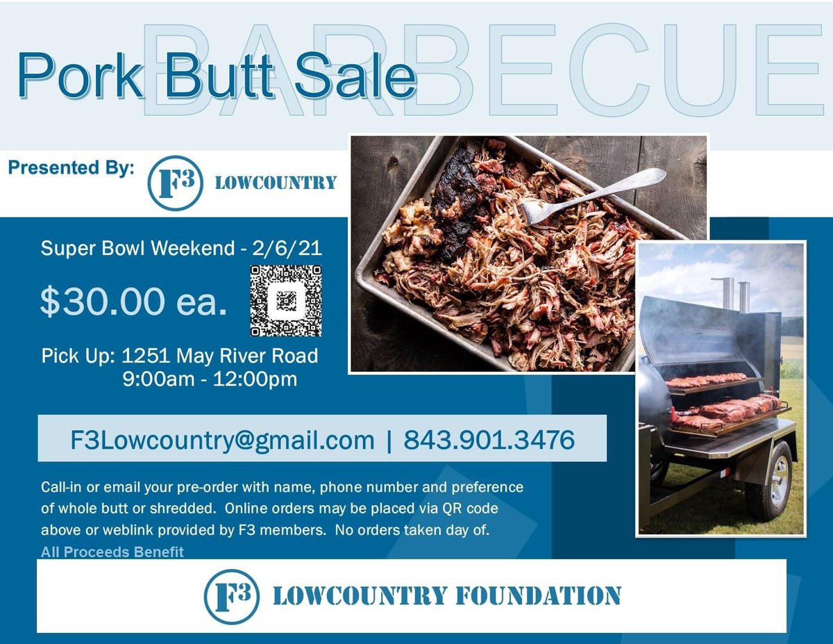 Will Johnson (@wkj_jr) on Twitter photo 42 butts sold in 2 days! Every time these men are presented with a challenge, they respond and then some. Let’s go! <a href="/F3Lowcountry/">F3Lowcountry</a> <a href="/F3Bluffton/">F3 Bluffton</a> <a href="/f3hiltonhead/">F3HiltonHead</a> <a href="/F3Beaufort/">F3BeaufortSC</a> 42 butts sold in 2 days! Every time these men are presented with a challenge, they respond and then some. Let’s go! <a href="/F3Lowcountry/">F3Lowcountry</a> <a href="/F3Bluffton/">F3 Bluffton</a> <a href="/f3hiltonhead/">F3HiltonHead</a> <a href="/F3Beaufort/">F3BeaufortSC</a>