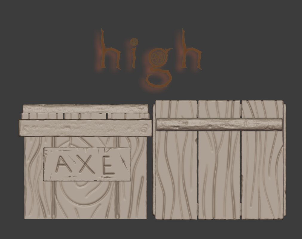 EgideonGameDev's tweet photo. Caixa e Machado estilizados. Primeira vez usando uma mesa digitalizadora.

#Blender3D #3dart #b3d #stylized #sculpture https://t.co/2E2WyDyxJ6
