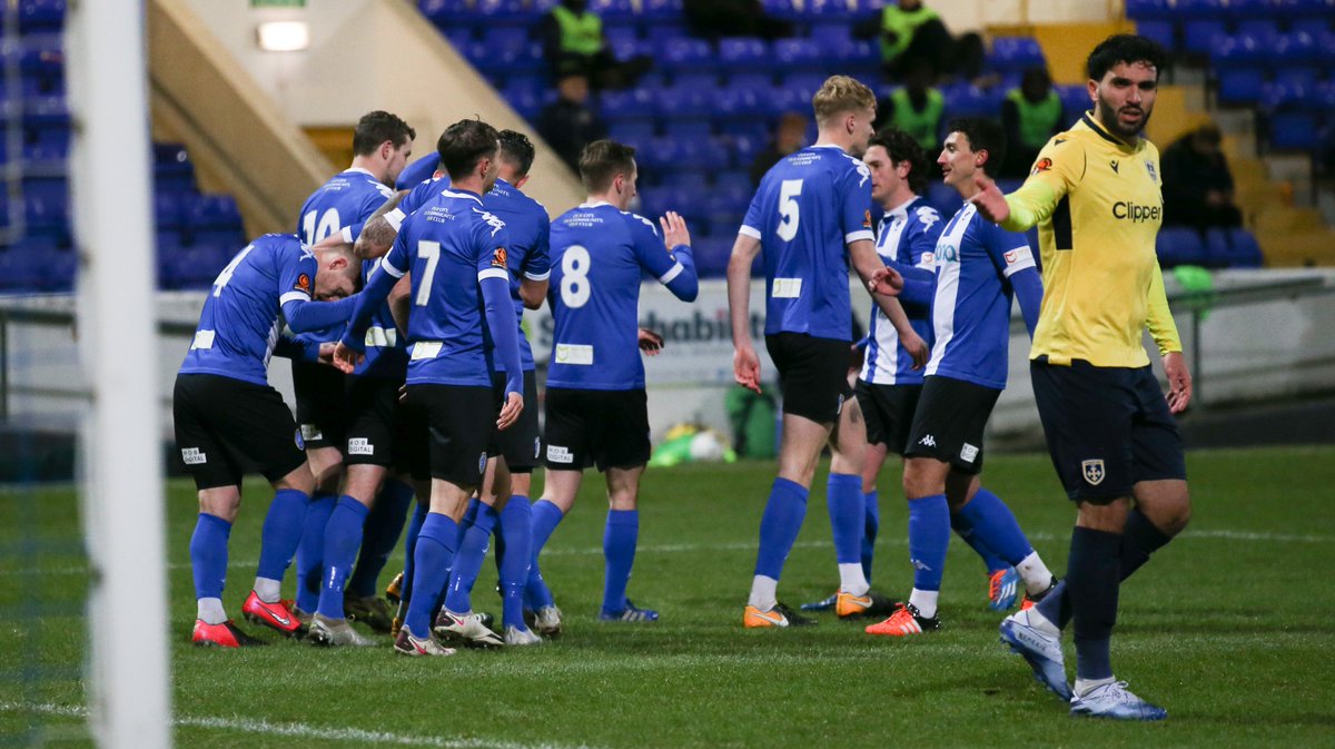 ChesterFC's tweet photo. Our 2⃣0⃣0⃣th league win since reformation. 💙

🔵⚪️ #InItTogether @kwchas https://t.co/T8sYk4LqlP