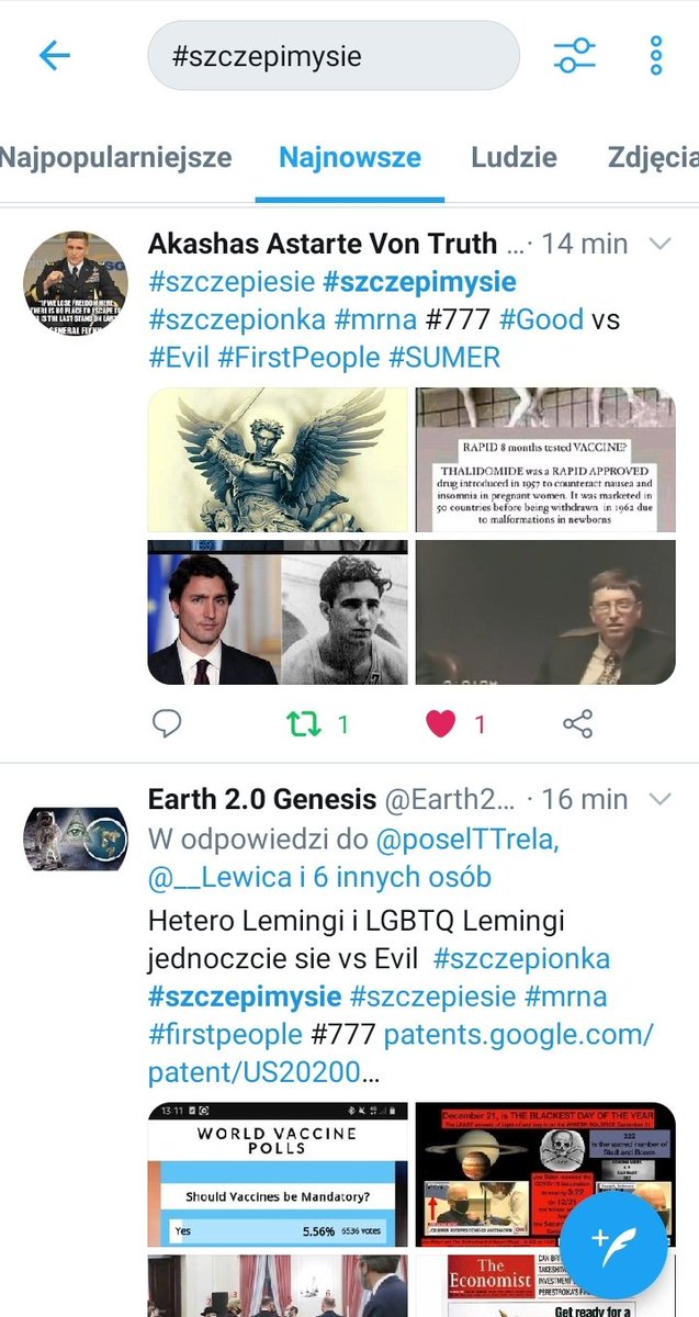 VonAkasha's tweet photo. #szczepiesie #szczepimysie #szczepionka #mrna #777 #Good vs #Evil #FirstPeople #SUMER https://t.co/AdNbMCrbYp