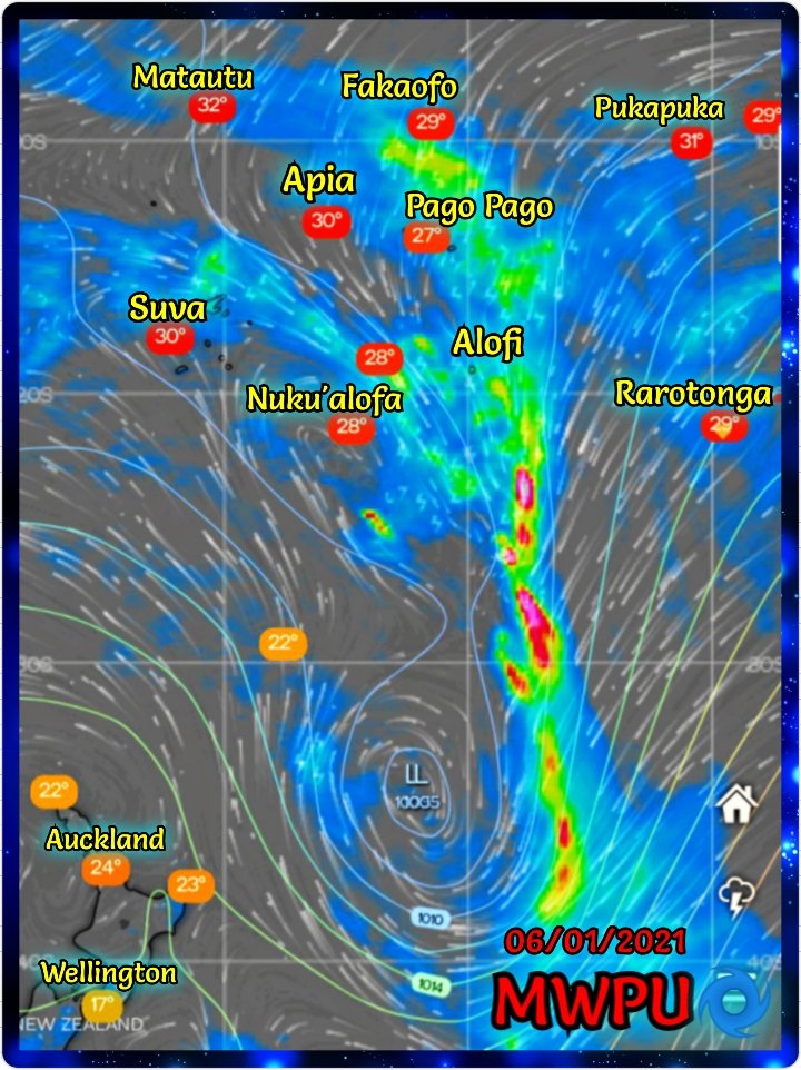 MWPU_1's tweet photo. Pacific Snapshot 📸
Current Conditions 🏝️
06 January 2021💥

#MWPU 🌀 #Pacificweather https://t.co/MzrYG5laiT