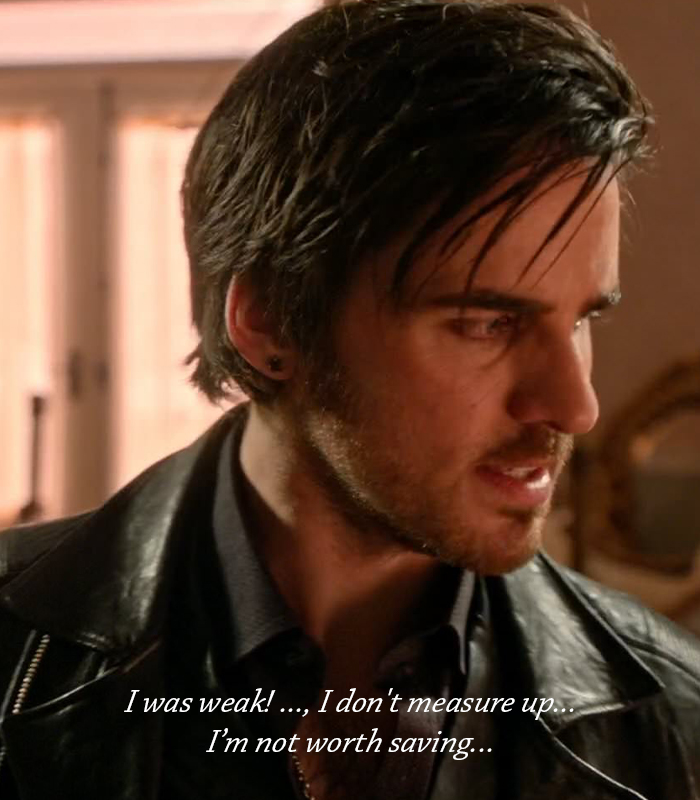 It’s true Dark Hook wasn't kind but that isn’t who Killian truly is with Emma. He also deeply regretted his weakness. However, Regina was never controlled by the darkness like Killian was & her treatment was abusive & she simply didn’t care.