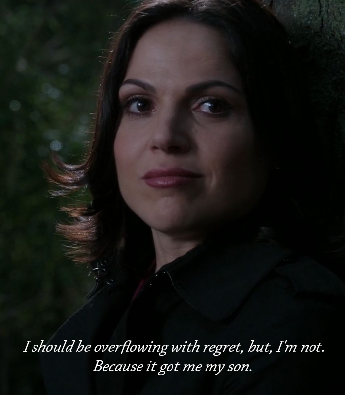 It’s true Dark Hook wasn't kind but that isn’t who Killian truly is with Emma. He also deeply regretted his weakness. However, Regina was never controlled by the darkness like Killian was & her treatment was abusive & she simply didn’t care.