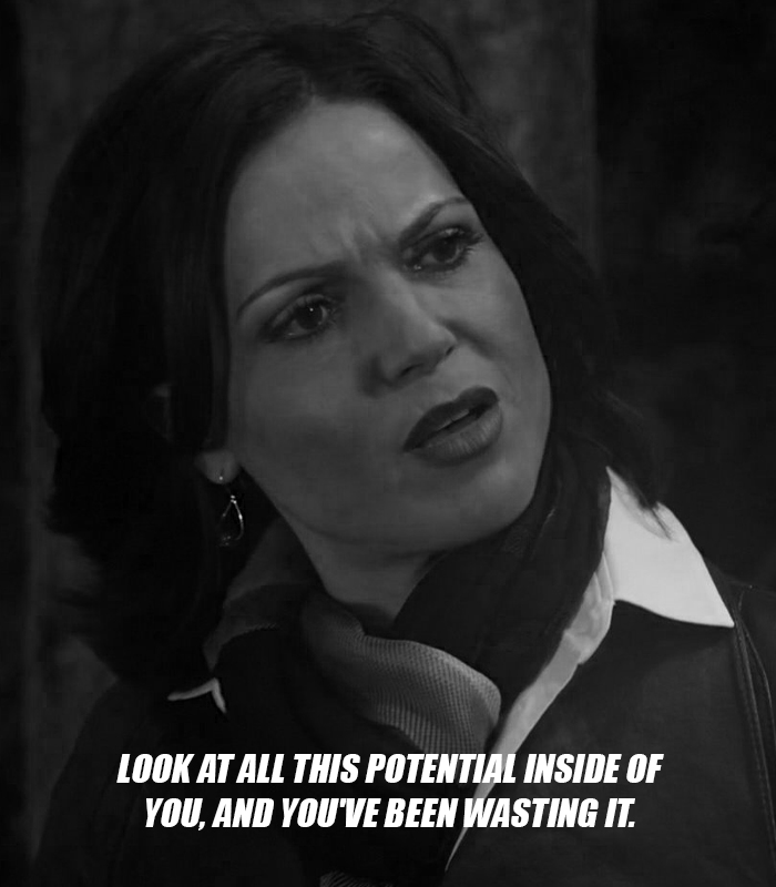 When it came to believing in Emma Swan's Magic... they each had a much different response... Regina was accusing & angry. Killian was supportive & encouraging.