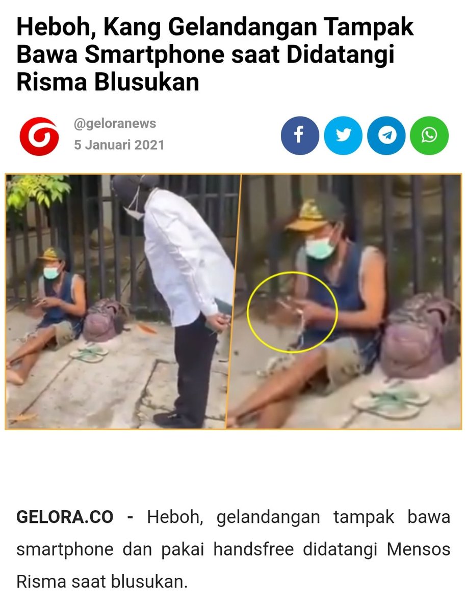 PutraWadapi's tweet photo. Publik heran cara blusukan ibu Mensos kader PDIP. https://t.co/j05APyucmc