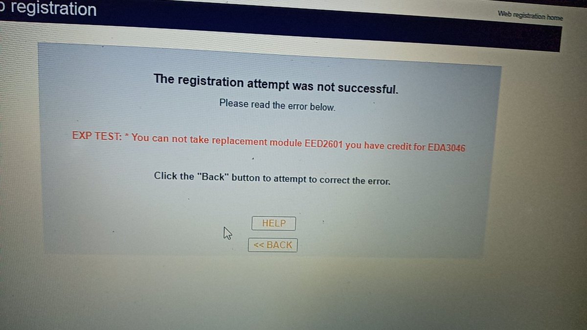 mabenyan's tweet photo. @unisa This error is so confusing, i passed this module in my first year. It has never been an issue. Why now? Many of us are having the same error message, what exactly did you maintain? https://t.co/Usgx3jePhA