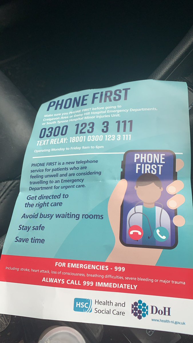 stephenp75's tweet photo. Had an opportunity to use this service today in #daisyhill - very impressed and so thankful for the prompt and caring service - outcome was positive too! @devlinshane @SouthernHSCT https://t.co/VcqOnIRcSs