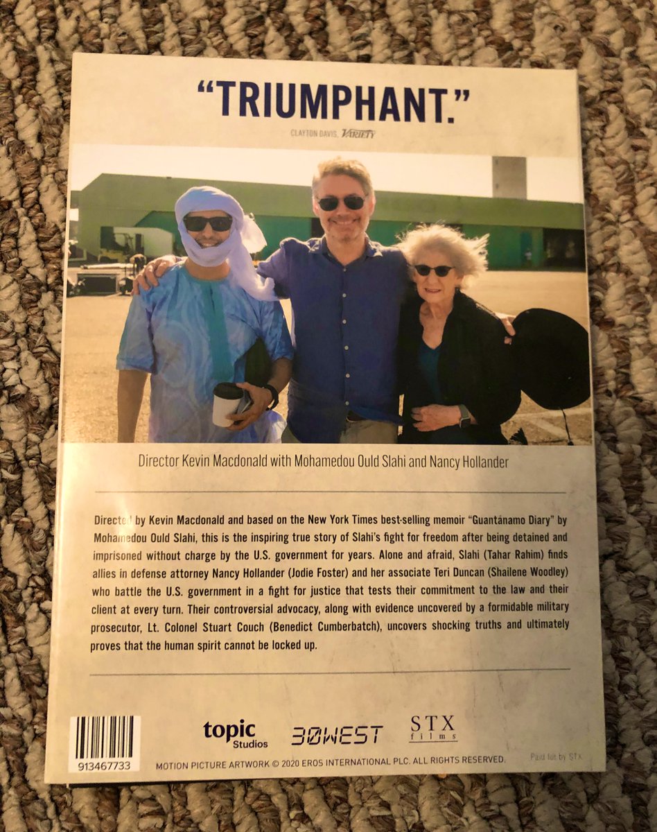 ErickWeber's tweet photo. STX going all-in on this #TheMauritanian FYC screener https://t.co/r76fK7HqDB