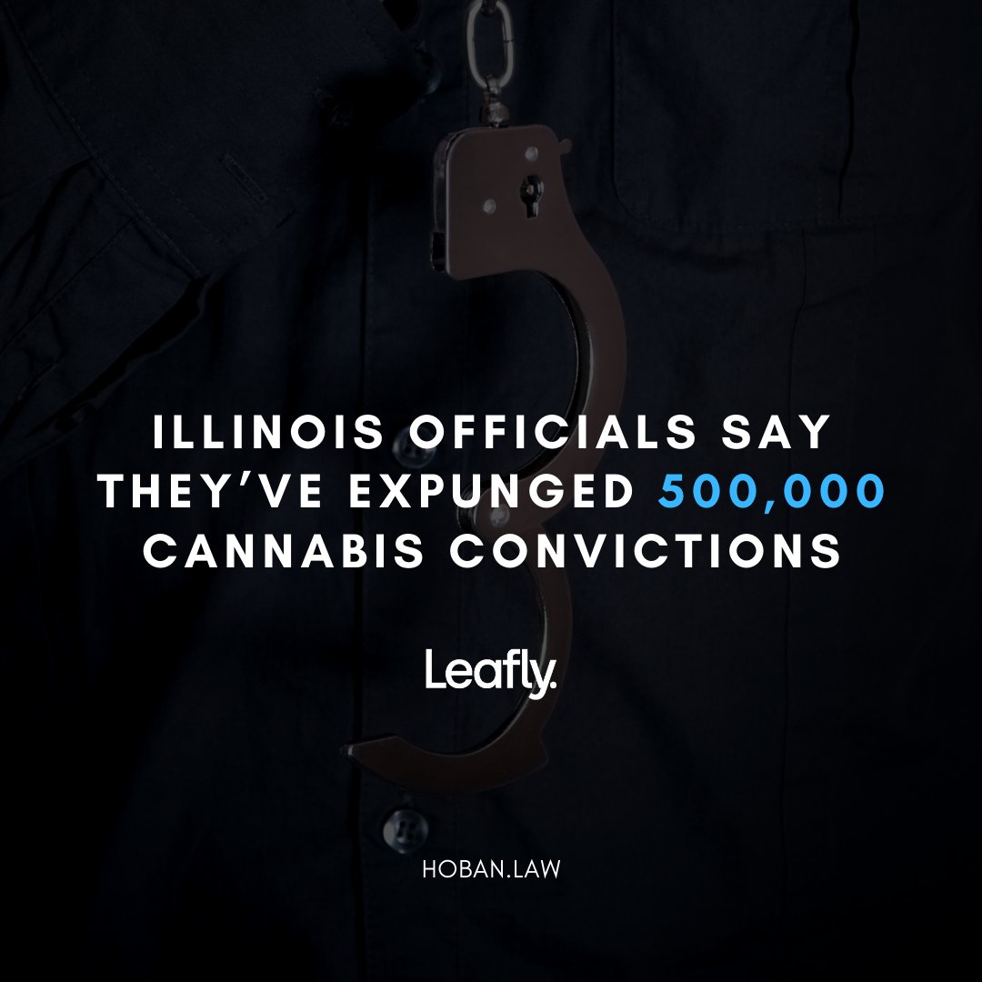 Illinois @GovPritzker announced the forgiveness and expungement of about 500,000 criminal cannabis cases late last week. Read more: hubs.li/H0DjLqn0 via @Leafly #marijuana #marijuanaindustry #illinois #illinoismarijuana #illinoiscannabis #cannabis #cannabisindustry