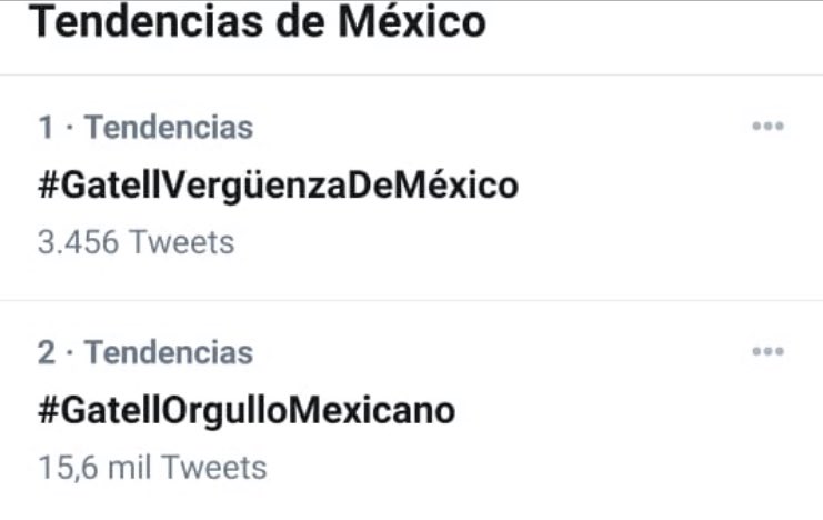 mtawil's tweet photo. #GatellvergueenzadeMexico  se coloca como TT sin necesidad de pagarnos por publicar. https://t.co/g2egCMCpjO