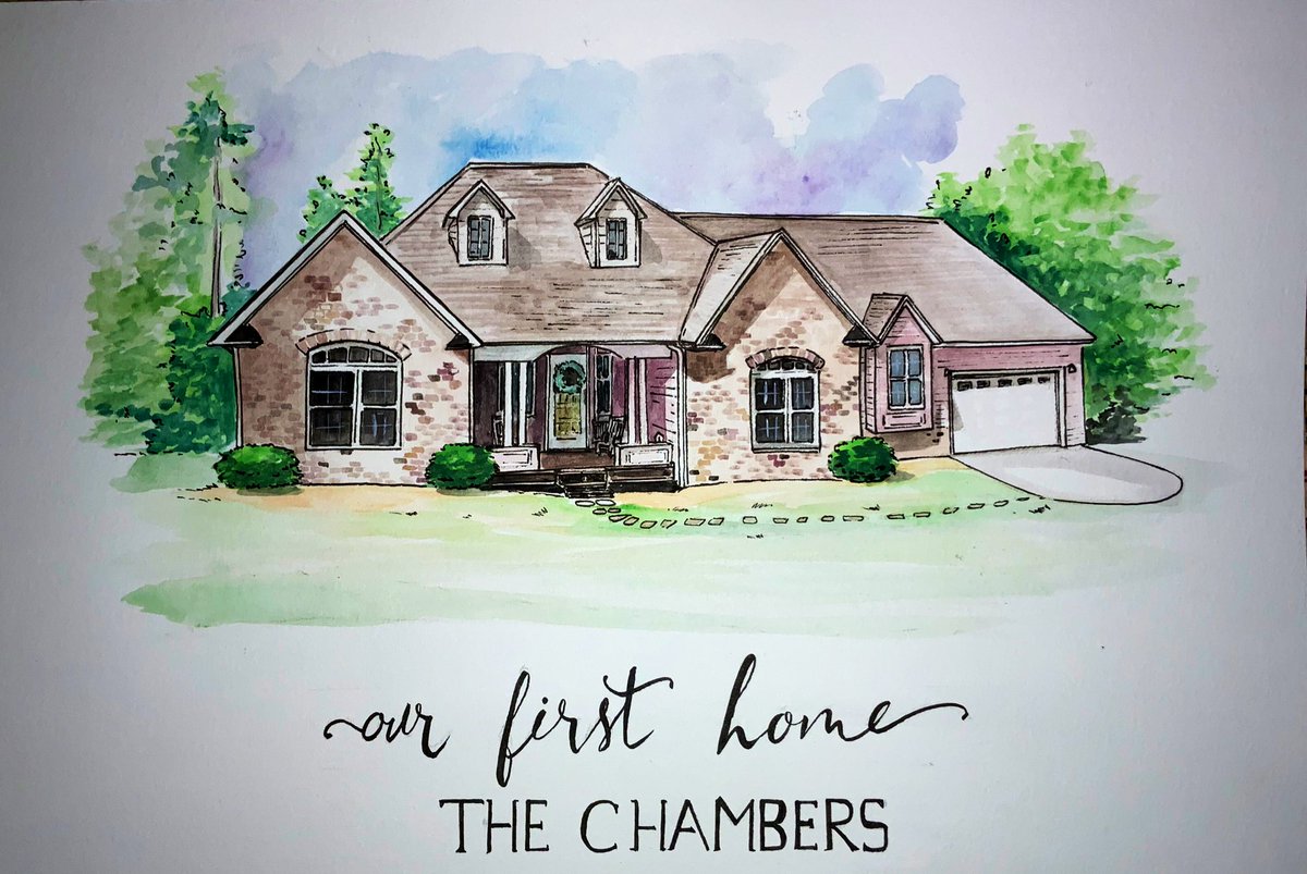 dworanii's tweet photo. House portraits 🏡 
#christmas #commissions https://t.co/V0hQTK3mUk
