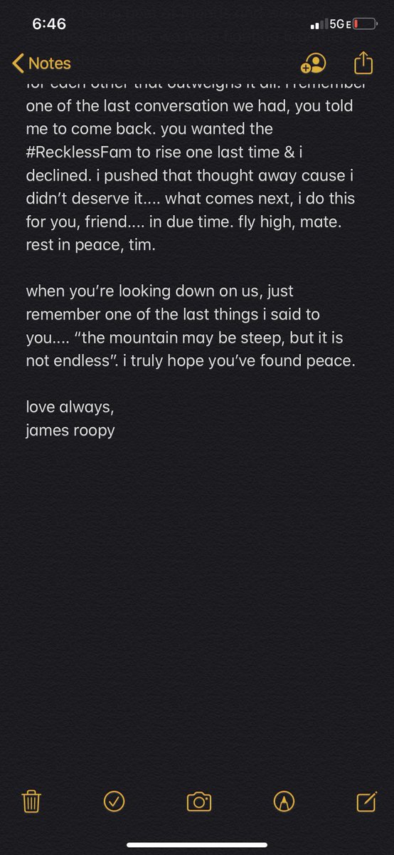 jamesroopy's tweet image. dear tim, 

@KingSulli69 

#RecklessSavages forever 🗝⚔️