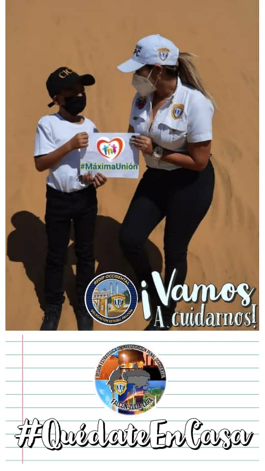 📎¡Sᴇɢᴜɪᴍᴏs ᴇɴ ʙᴀᴛᴀʟʟᴀ ᴘᴏr ʟᴀ sᴀʟᴜᴅ ʏ ʟᴀ ᴠɪᴅᴀ!
En esta cuarentena consciente, familiar y radical, el #CICPC en el estado #FALCÓN te recomienda #MáximaUnión para combatir el #Covid19
👨‍👩‍👧‍👦La Prevención es la clave》Rσмρє ℓα Cα∂єηα ∂є Cσηтαgισ