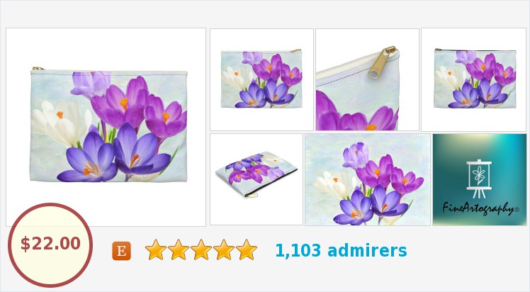 OldMagazin's tweet photo. RT @lauradyoung_d: Purple Crocus Flower Carry All Pouch by FineArtography on Etsy. #carryallpouch #makeupbag #photography #flowers #crocus #etsy #cosmeticbag #toiletrybag #travelorganizer #giftideas #etsymntt #etsygifts #etsyspecialt #etsyshop #epiconets⦠https://t.co/u6WEu7wyjK