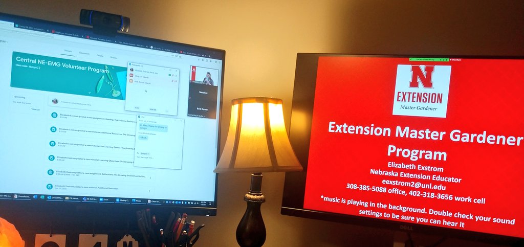 HuskerHort's tweet photo. It's here. It's here! It's time to start the 2021 Central Nebraska Extension Master Gardener Training season! Got a great group of new interns and returning EMGs. #NebExt #EMGV https://t.co/IrcnubM1IM