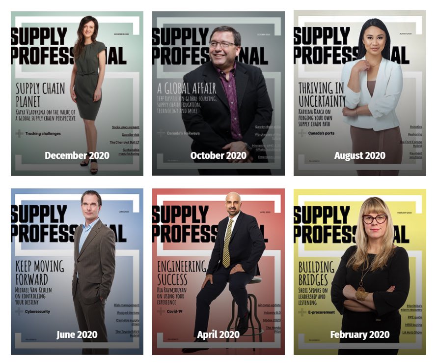 SupplyProMag's tweet photo. Check-out all the 2020 issues of Supply Professional magazine within the print edition archives at our website: https://t.co/Y01nttIWLI   
 
#riskmanagement #procurement #logistics #fleetmanagement #supplychain  #transportation #manufacturing #supplychainmanagement #freight https://t.co/lnPehiLTYT