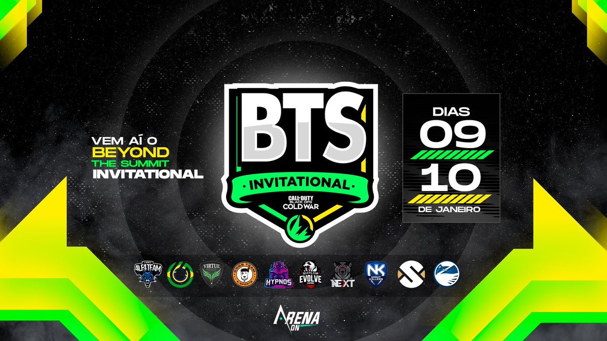 ArenaOnOficial's tweet photo. 🏆 @BTSBrasilTV Invitational

Em parceria com a BTS Brasil, preparamos um torneio Invitational de pré-temporada para as equipes da Série A. Nesse final de semana acompanhe em nossa Twitch o Call of Duty Competitivo de alto nível!

📅 09 e 10 de Janeiro
📺 https://t.co/8s3Qb3PeAr https://t.co/WqiQG8G5FD